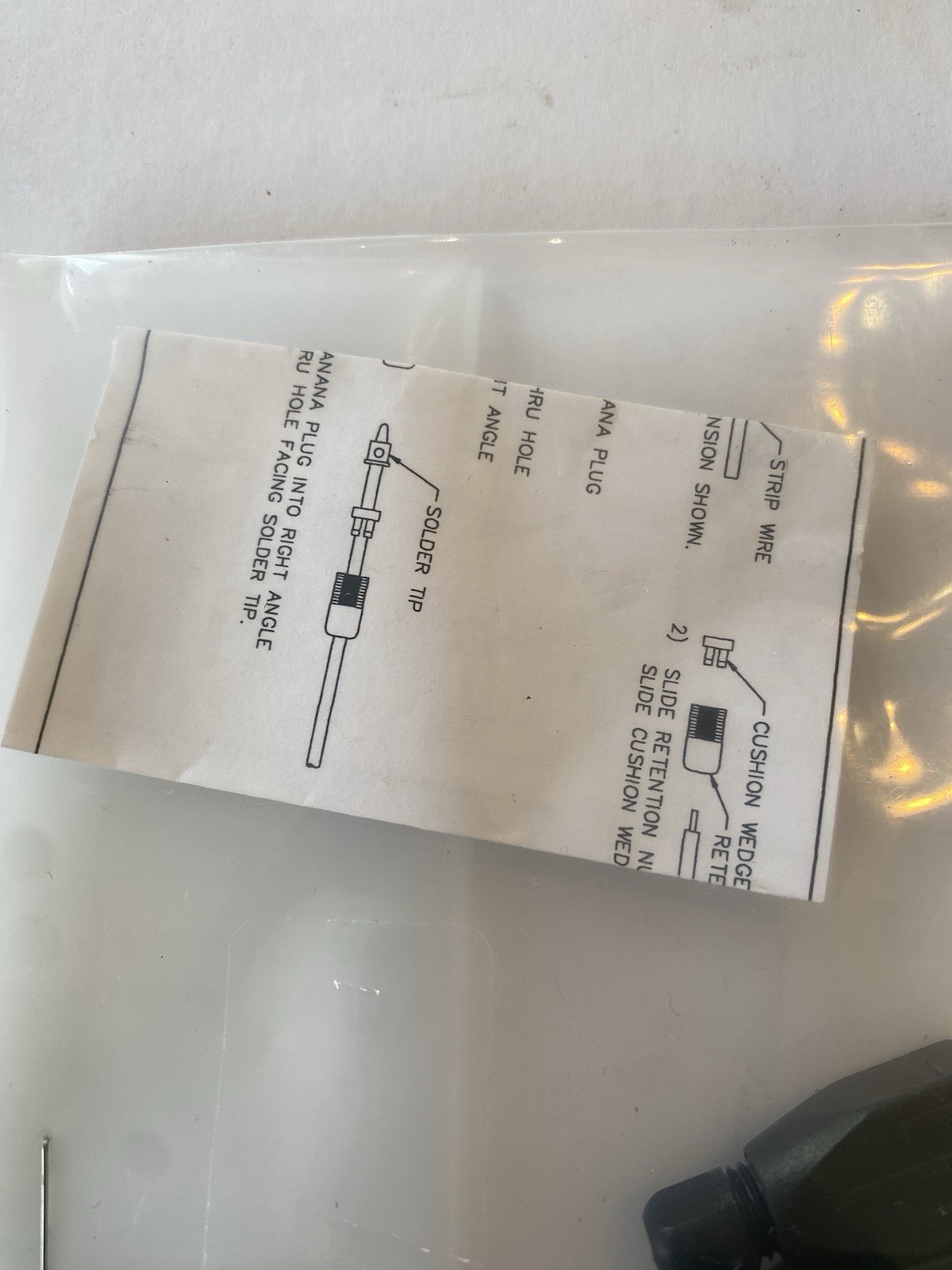 Lot Of 6 Pomona Electronics 6729-0 4Mm Right Angle Banana Plug, Cat Iii 1000V,