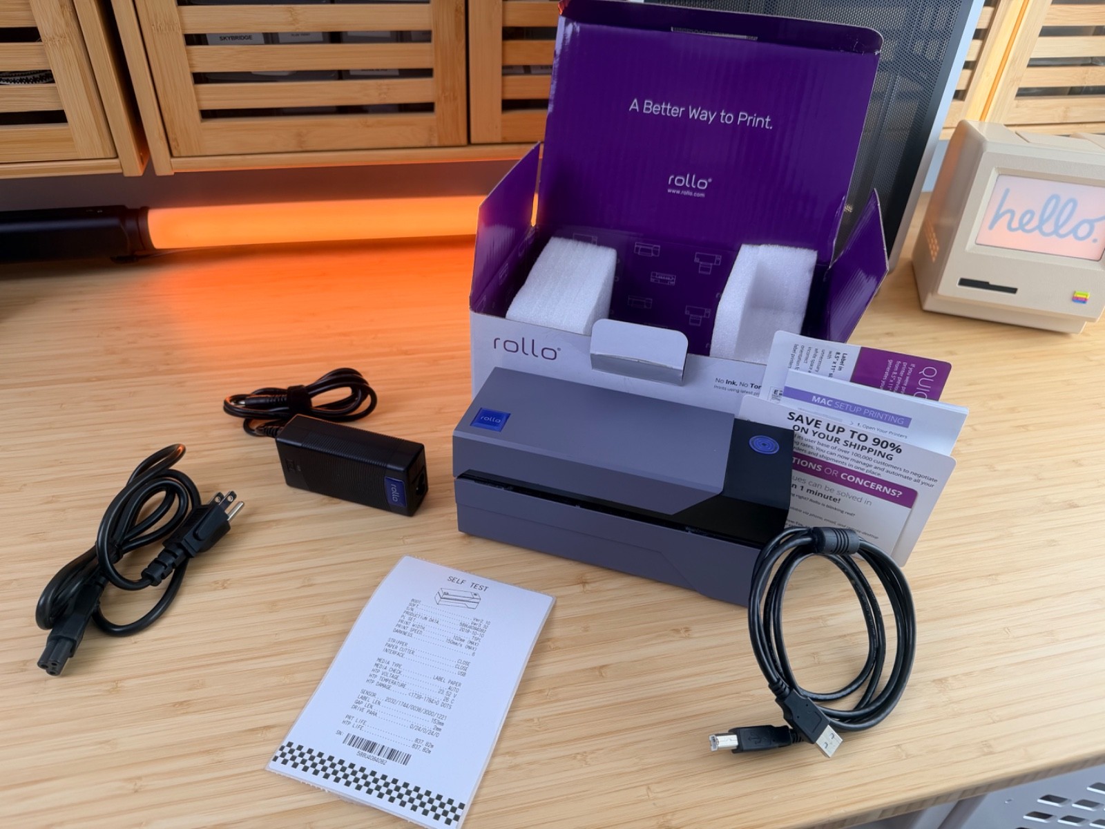 Rollo X1038 Direct Thermal Shipping Label Printer Commercial Grade