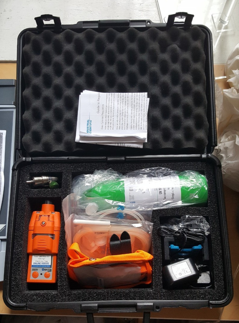 Industrial Scientific Ventis VK-K1232111111 LCD Display Multi-Gas Detector (New)