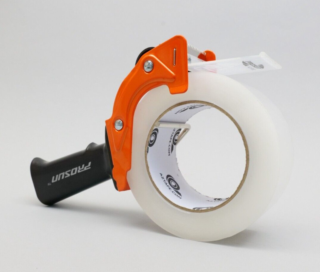 Heavy Duty TAPE GUN FOR 2″ Tape *Spring Loaded* Light Weight -ORANGE-