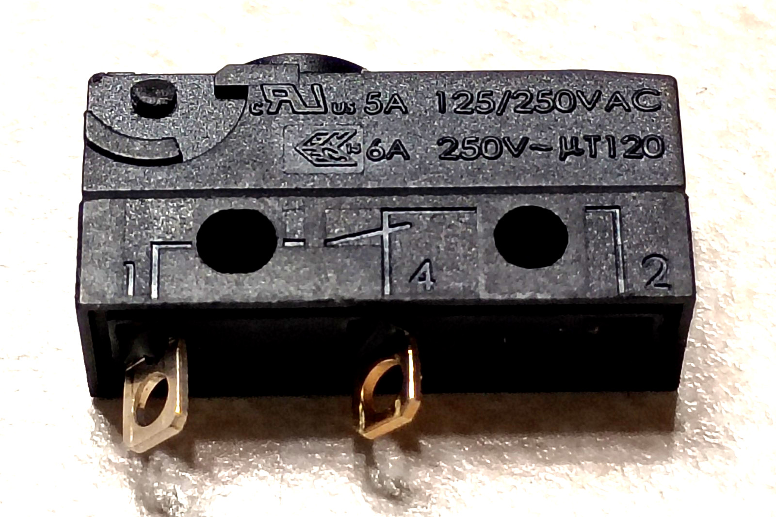 Qty. of 10, Micro Switch, Waterproof, Normally Open SPST, New