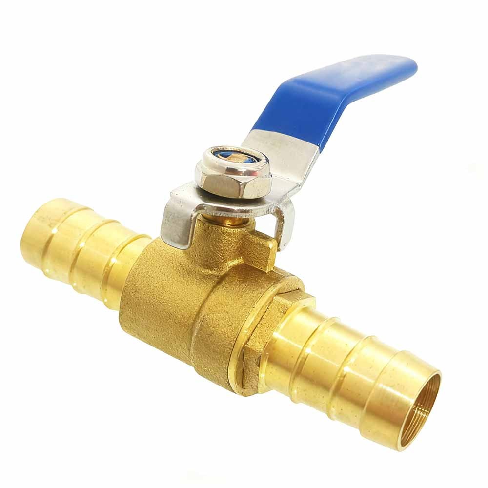 5/8″ Brass Hose Barb Ball Valve Kit – Heater Hose Shut Off Valve for Automotive
