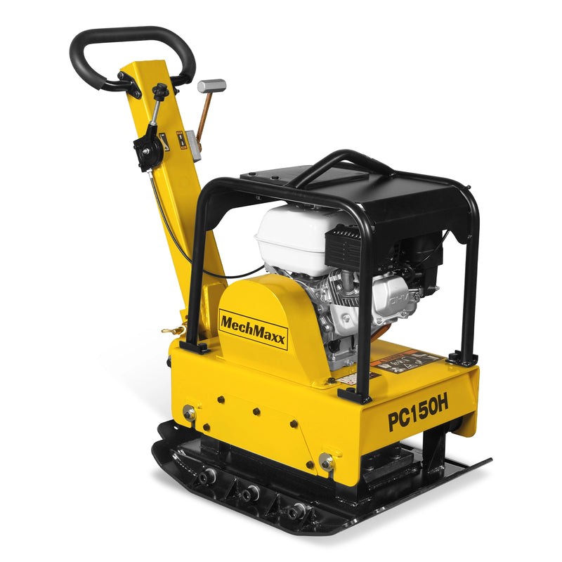 GX160 Reversible Plate Compactor with Wheel Kit and Extension Plates， PC150H