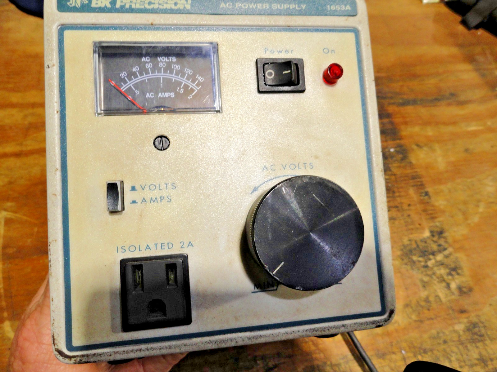 BK Precision 1653A AC Power Supply 0-140AC 120V, 50/60HZ