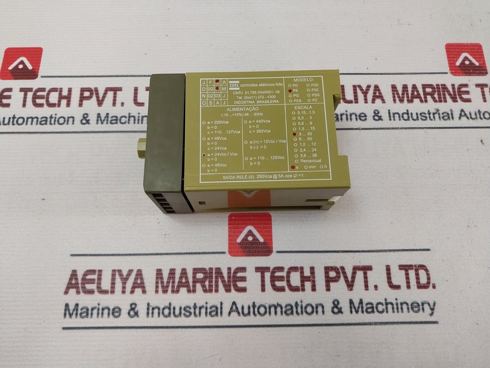 Coel PE 30S Electronic Timer Relay 48…63Hz (Not working)