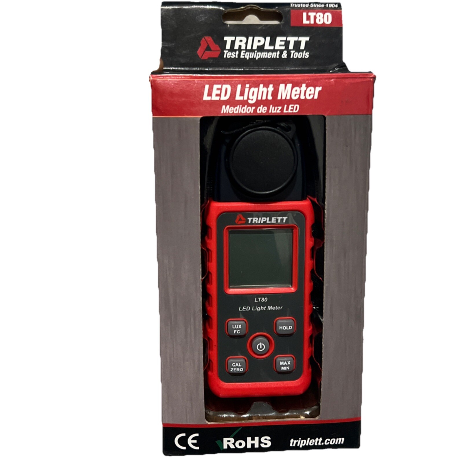 Triplett LT80 LED Illuminance/Light Meter up to 400000 Lux / 40000 Fc BRAND NEW