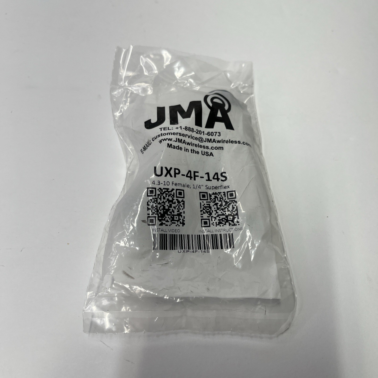 JMA Wireless UXP-4F-14S 4.3-10 Female UXP Connector for 1/4″ Superflex Cable