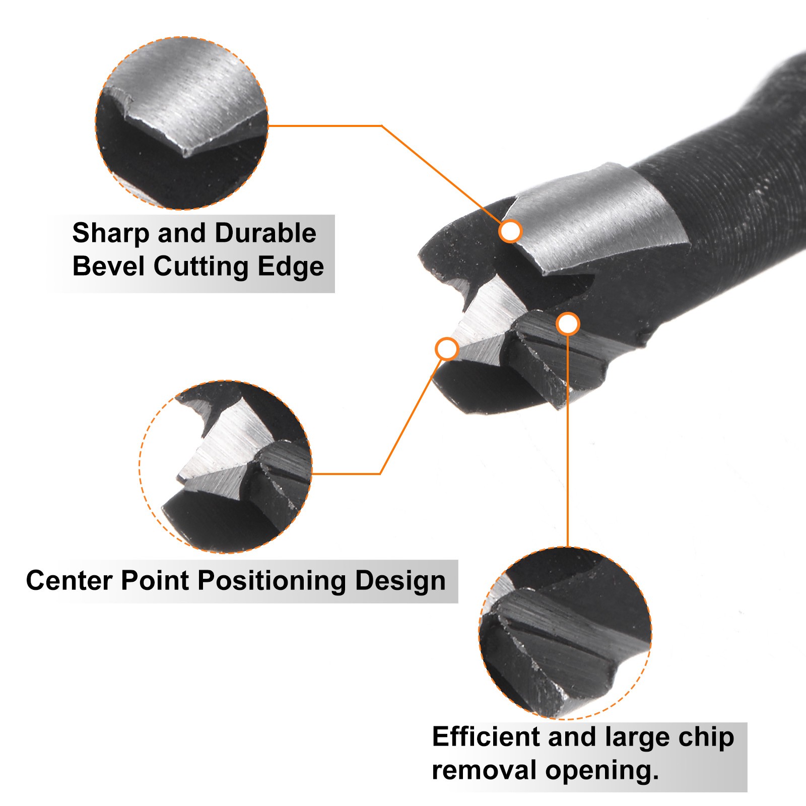 2pack Forstner Drill Bit 5/16″(8mm) Dia Woodworking Drilling Hole Saw Tool