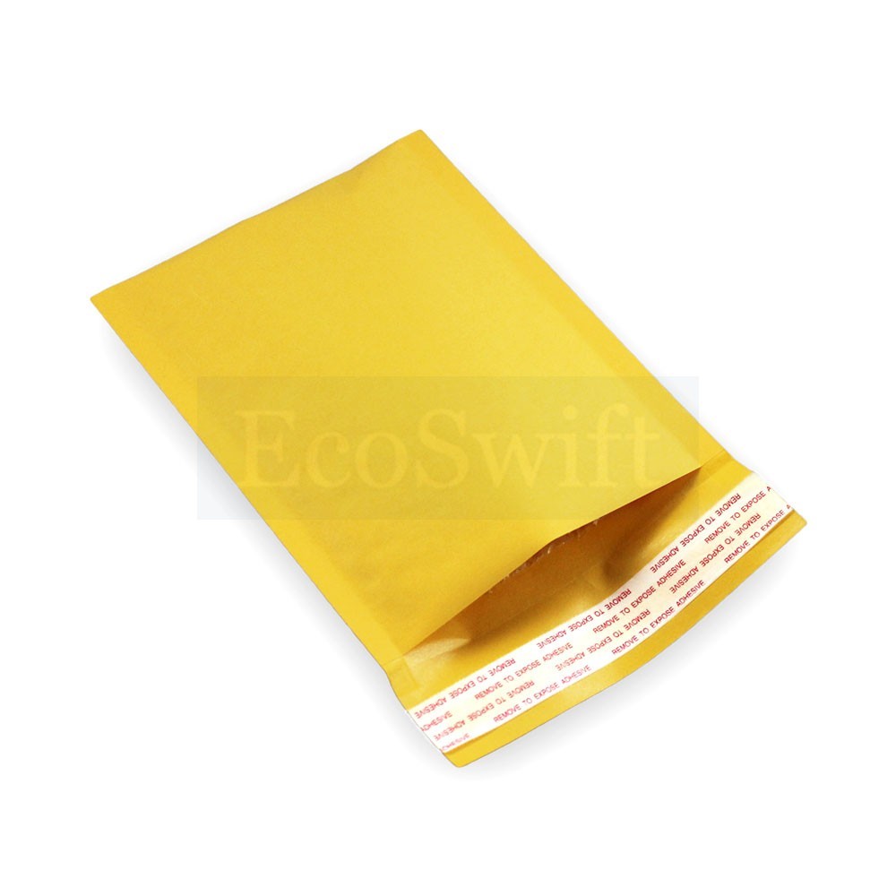 250 #0 6.5×10 Kraft Eco Bubble Padded Envelopes Mailers Lite Shipping 6.5″x10″