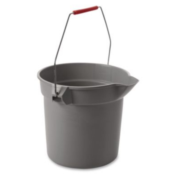Rubbermaid Commercial Gray Bus Tote 20x15x5 Plastic Utility Box Tub Receptacle