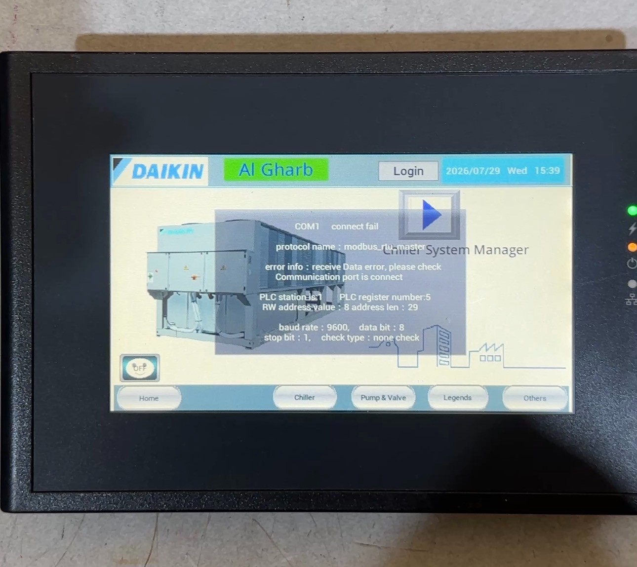 Siemens POL8T1.70/STD S55626-H817-A100 HMI Touch Screen Terminal 24VDC Tested