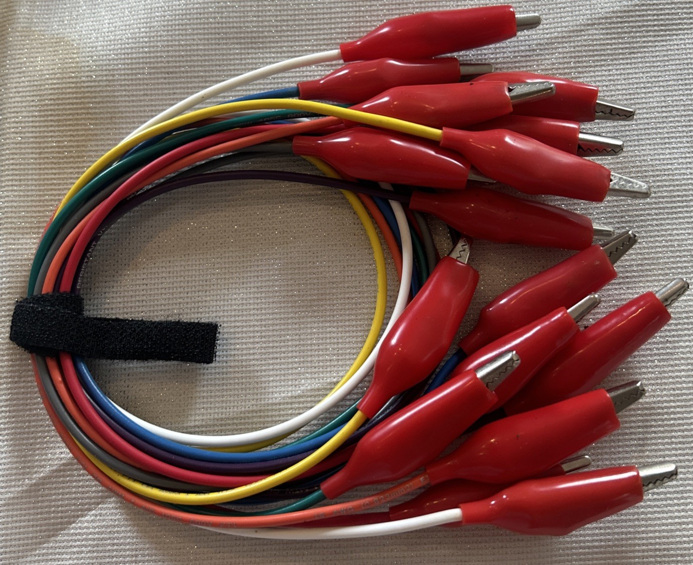 Zebra Instruments Zebra-Gators ZG003 Jumper Wires 8-Piece Alligator Lead Set Med