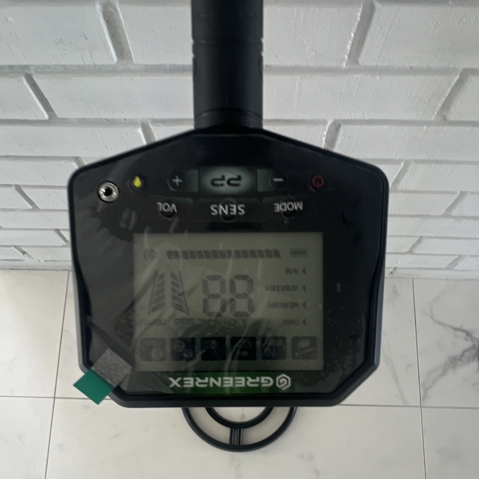 GREENREX REX-8 Ground Search Metal Detector, Waterproof, Backlight
