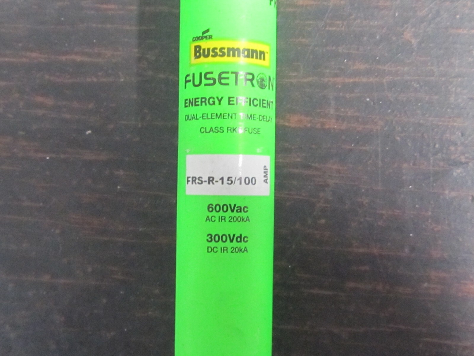 FRS-R-15/100 – 15/100A Dual Elem. Time-Delay Current Limiting Rk5 Fuse 600V