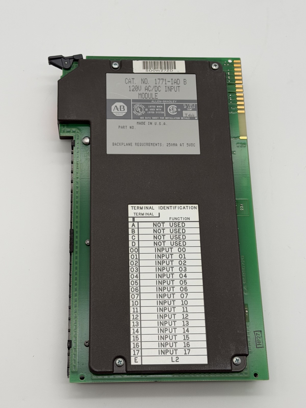 Allen-Bradley 1771-IAD Serie B PLC-5 I/O Module