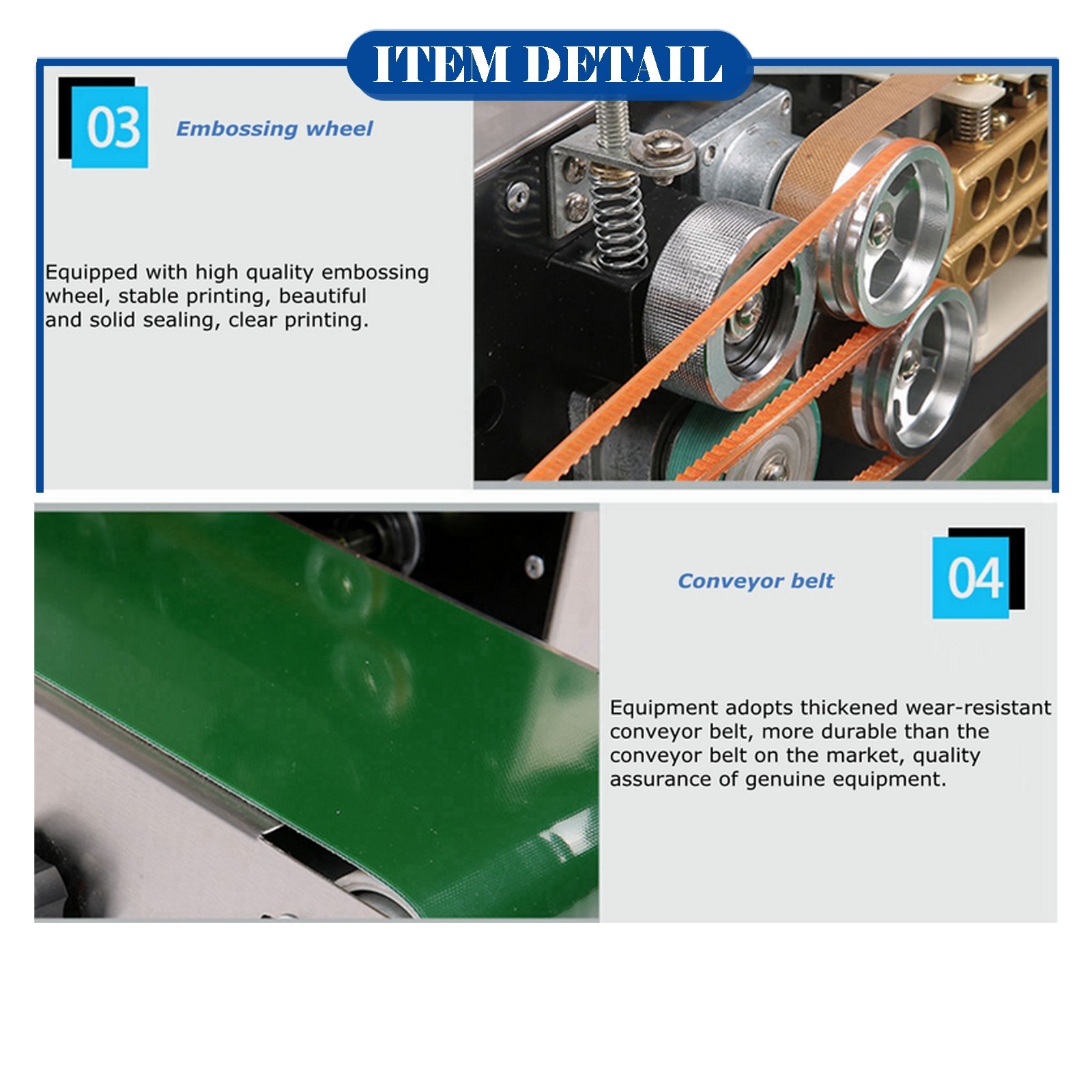 110V FR-770 Vertical Continuous Plastic Film Sealing Machine Bag Sealer 6-12MM
