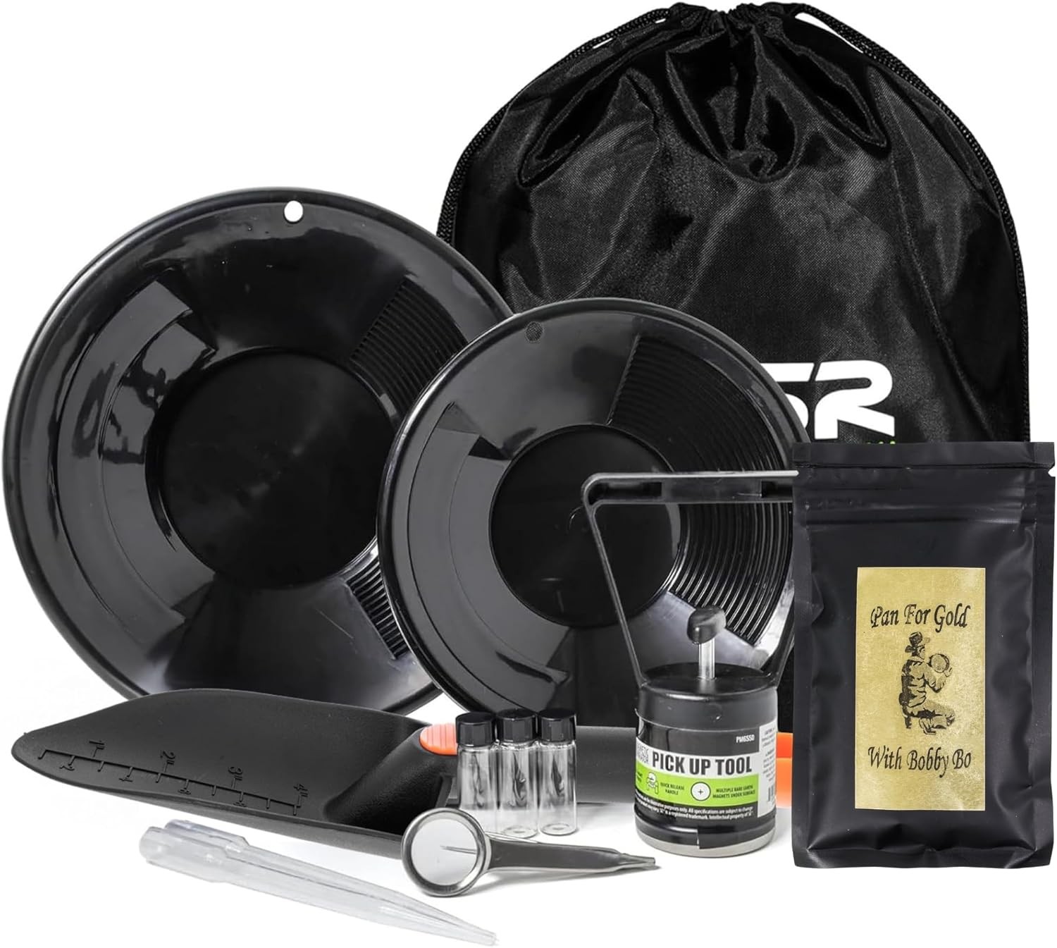 ASR Outdoor Gold Panning Kit Gold Rush Prospecting Tools Accessories 10pc