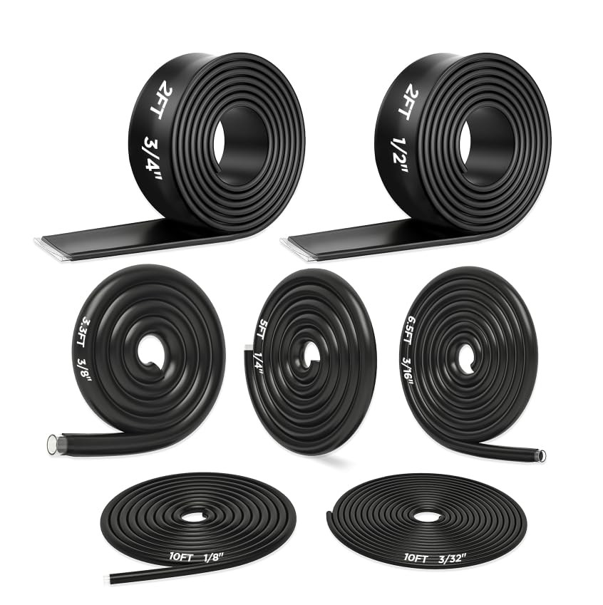 7-Size Heat Shrink Tubing Roll Kit: 4:1 Adhesive Lined, 54 Ft Marine Grade Water