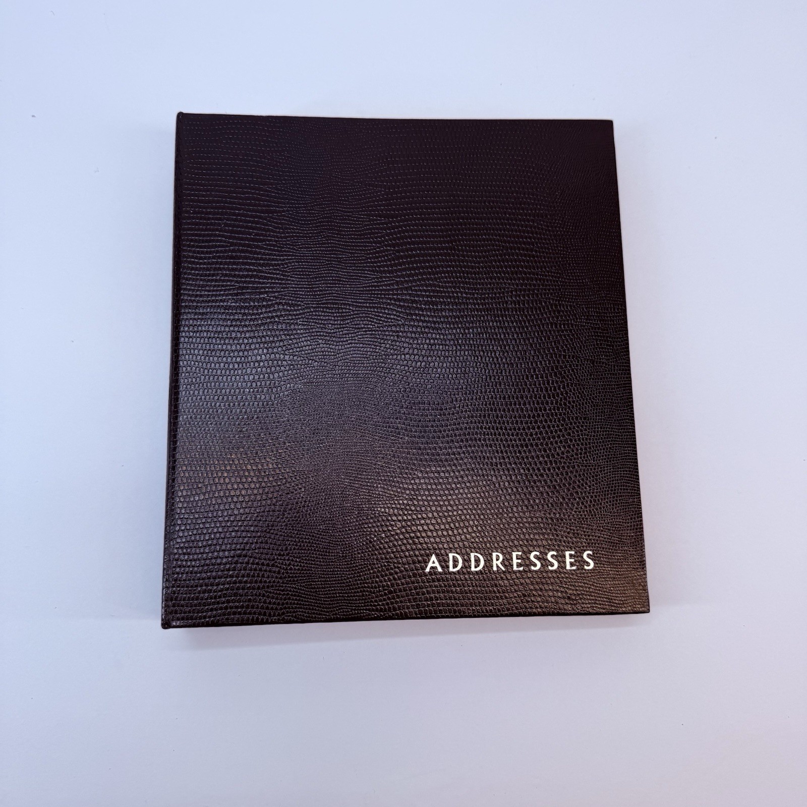 Hallmark Classic Address Book Simulated Leather Ringbound Divided Sections