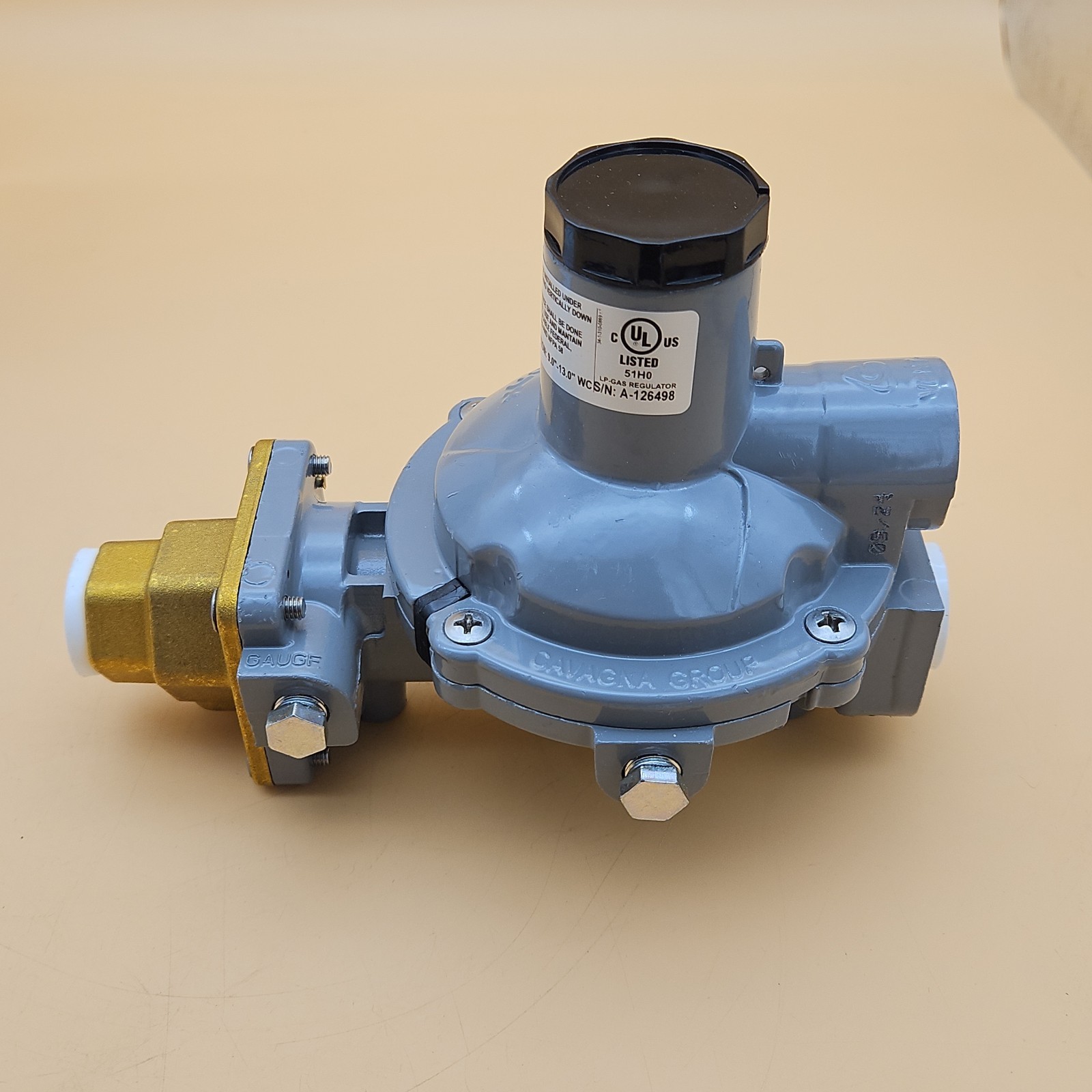 Cavagna Group Kosan Line Twin Stage Regulator 988TW-17 11″ WC 750000 BTU New