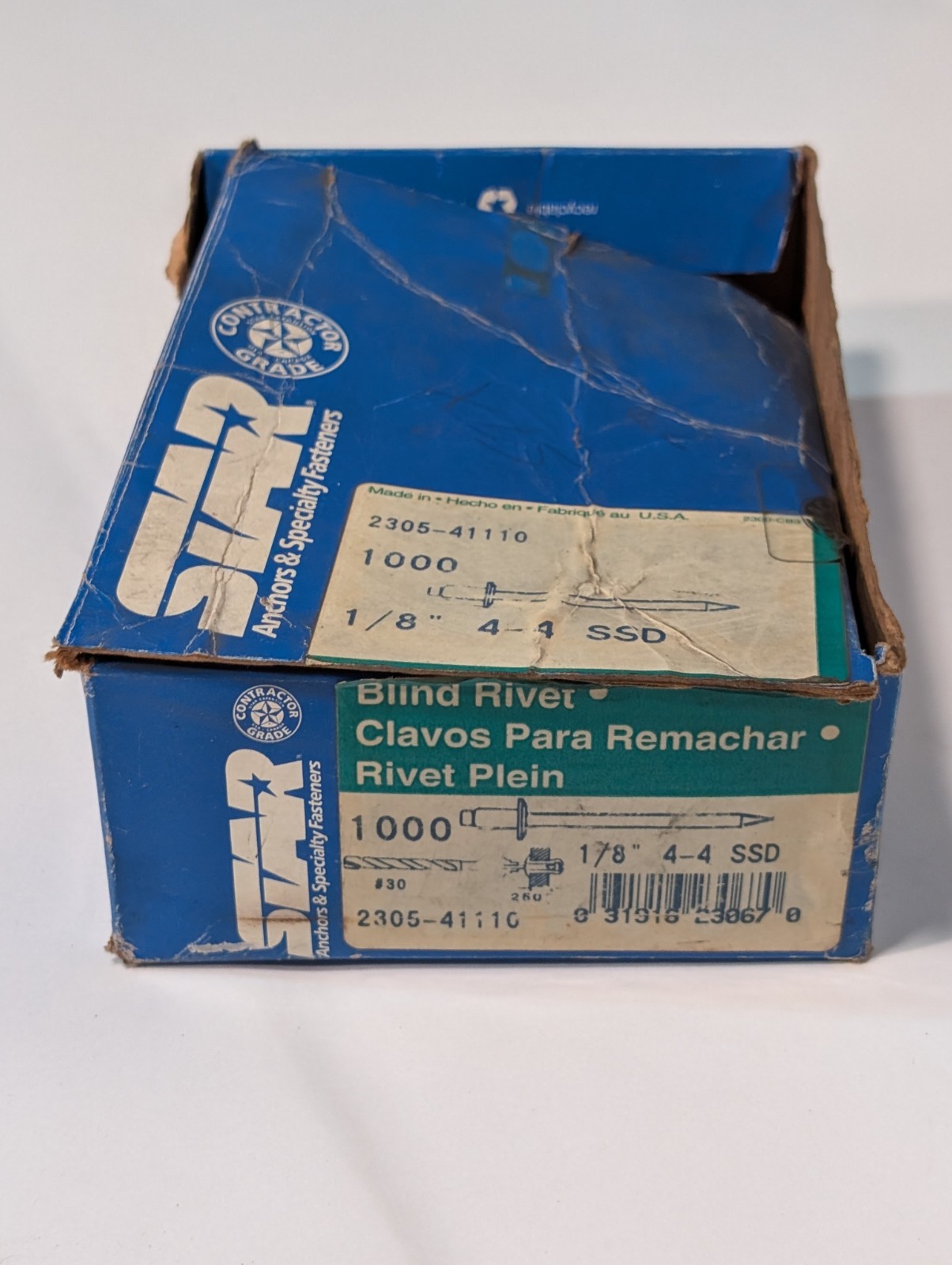 Lot of Aluminum  Steel Rivets, Various Manufacturers, Types and Sizes- As Shown