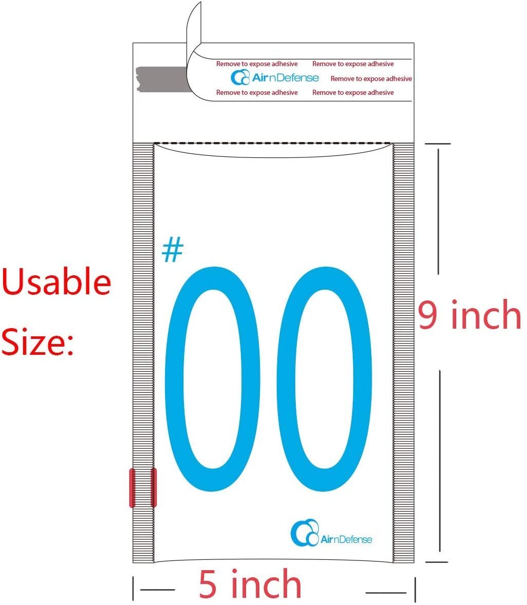 500 #00 5×10 Kraft Bubble Padded Envelopes Mailers Shipping Bags AirnDefense