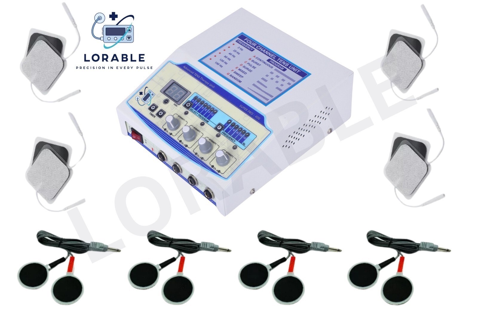 Professional Electrotherapy Physical Therapy Machine Prof 4 channel Therapy unit