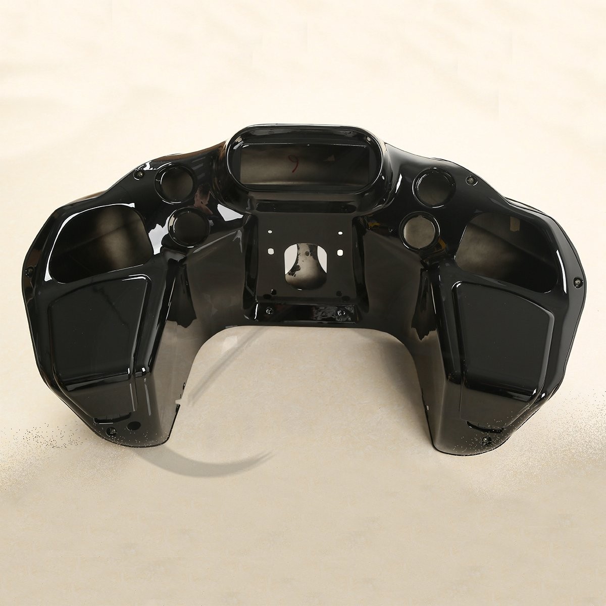 Front Fairing ABS with 5.75in Dual LED Headlight For FLTR 1998-2013