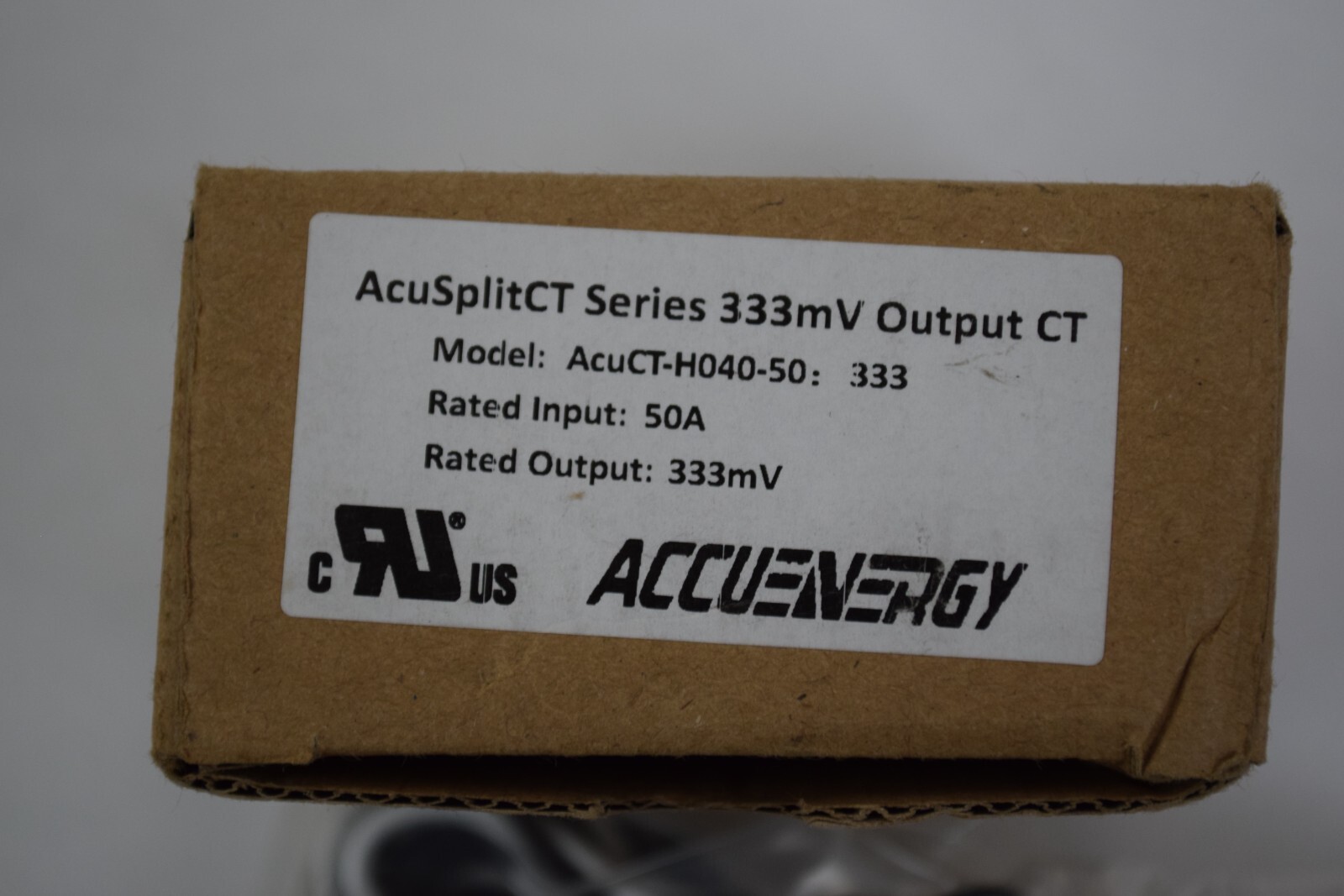 Accuenergy AcuSplitCT Series 333mv Output Current AcuCT-H040-50, 333mV, 50A NEW