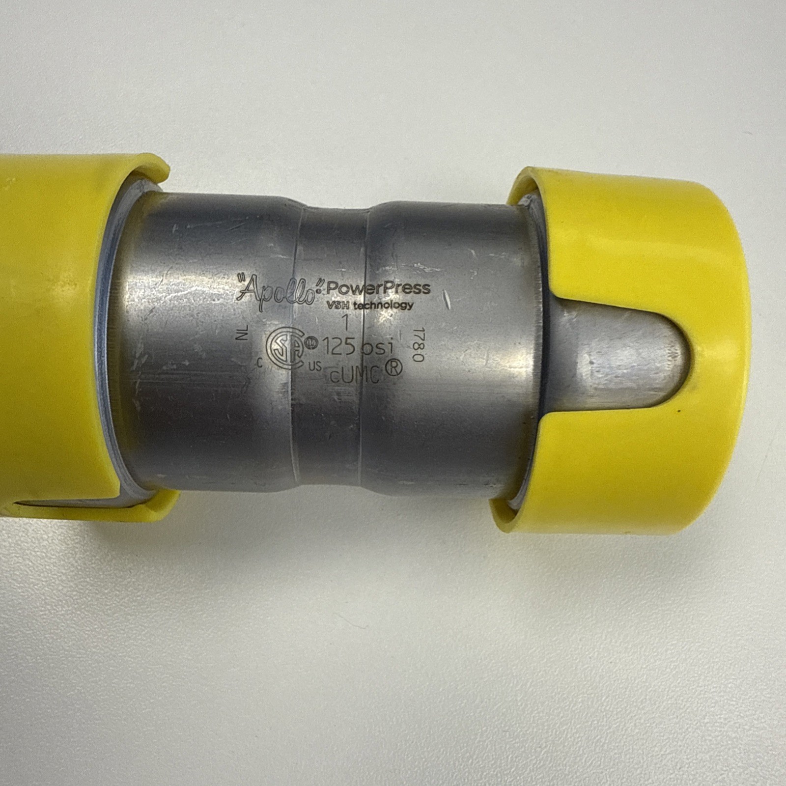 Apollo Powerpress Press Gas Coupling with Stop PWR7481311 – 1 inch – Pack of 8