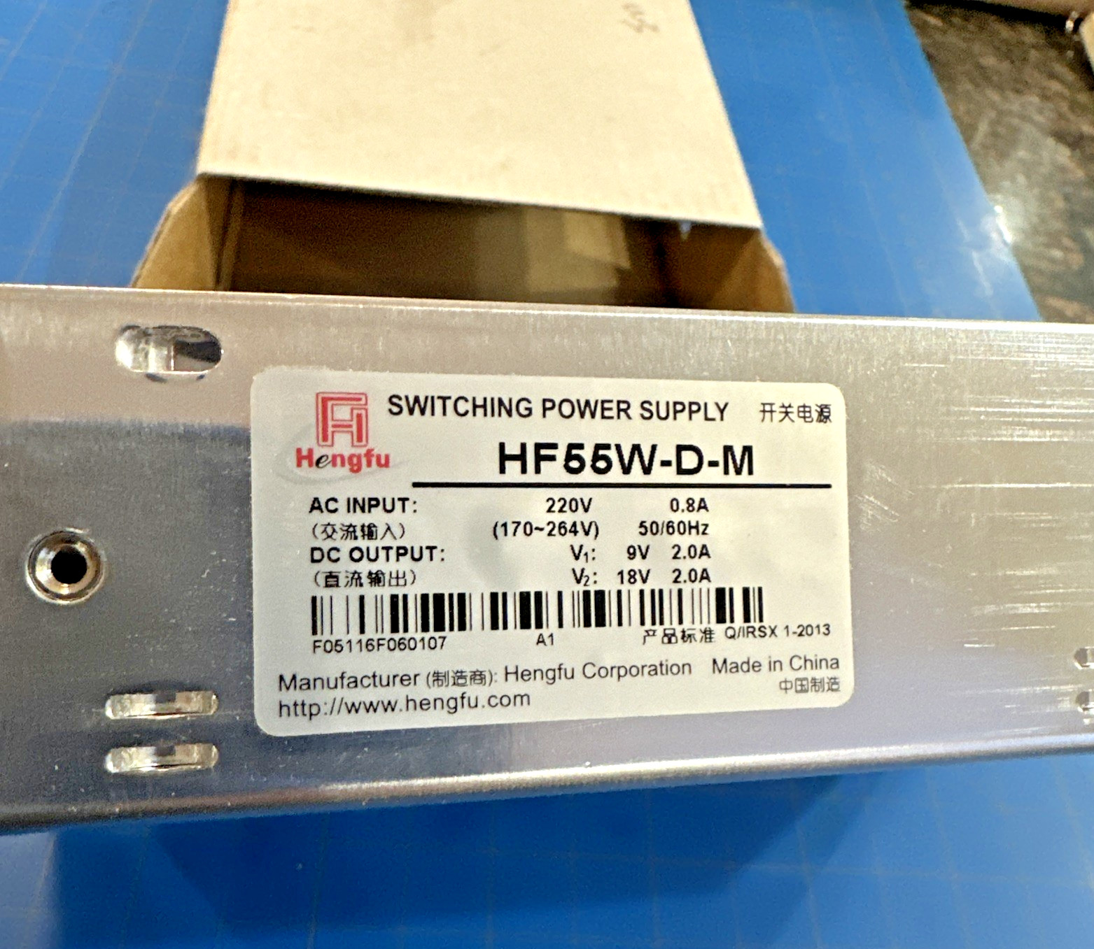 Hengfu Switching Power Supply 220v & DC Output HF55W-D-M Box New