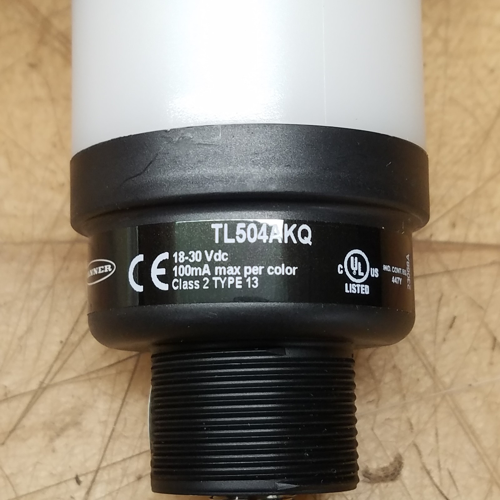 Banner TL504AKQ Tower Light with IO-Link, 18-30V DC, IP50, Multicolor – NEW