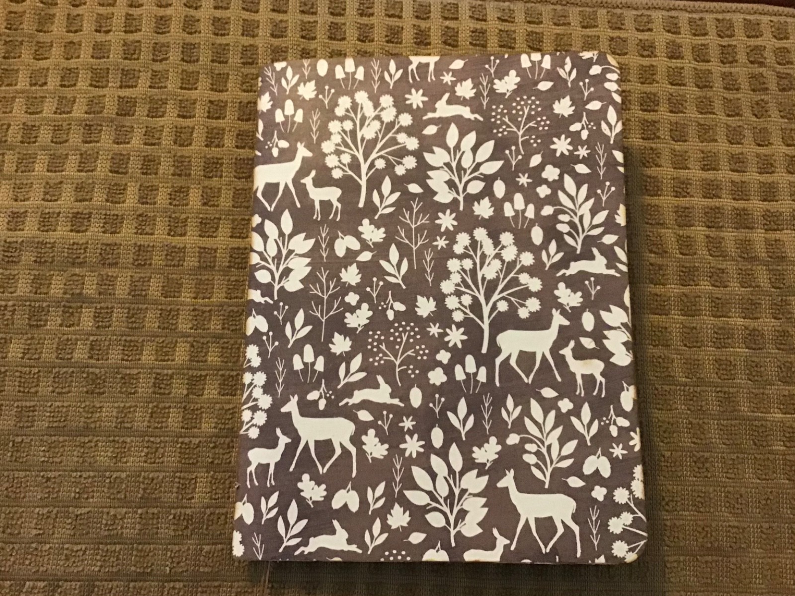 Handmade Junk Journal Naked Junk Journal 8” x 6” Deer Print Card Stock Cover