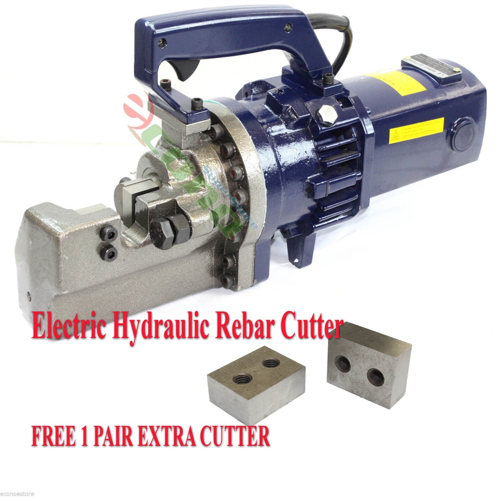 Electric Hydraulic Rebar Cutter 1″ ( #8) Rebar Cutting RC25 w/FREE 2 EXTRA BLADE