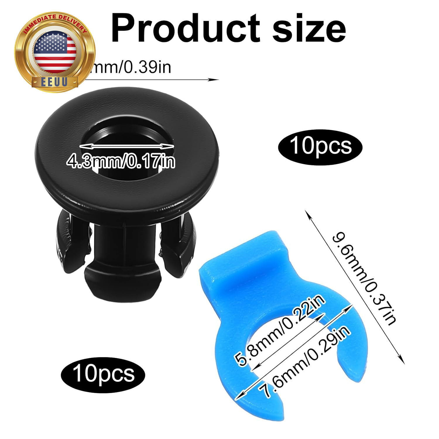 20Pcs Bowden Tube Coupler Collet Clamp Clip Bowden Collet and Clip Set Od 4Mm Co