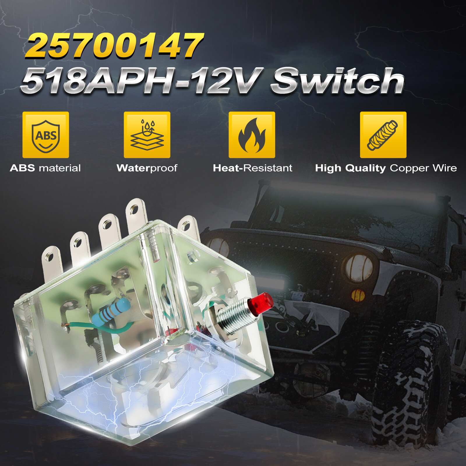 Water Resistant Loose Switch For MURPHY 12V Tattletale SWITCH 518APH-12 25700147
