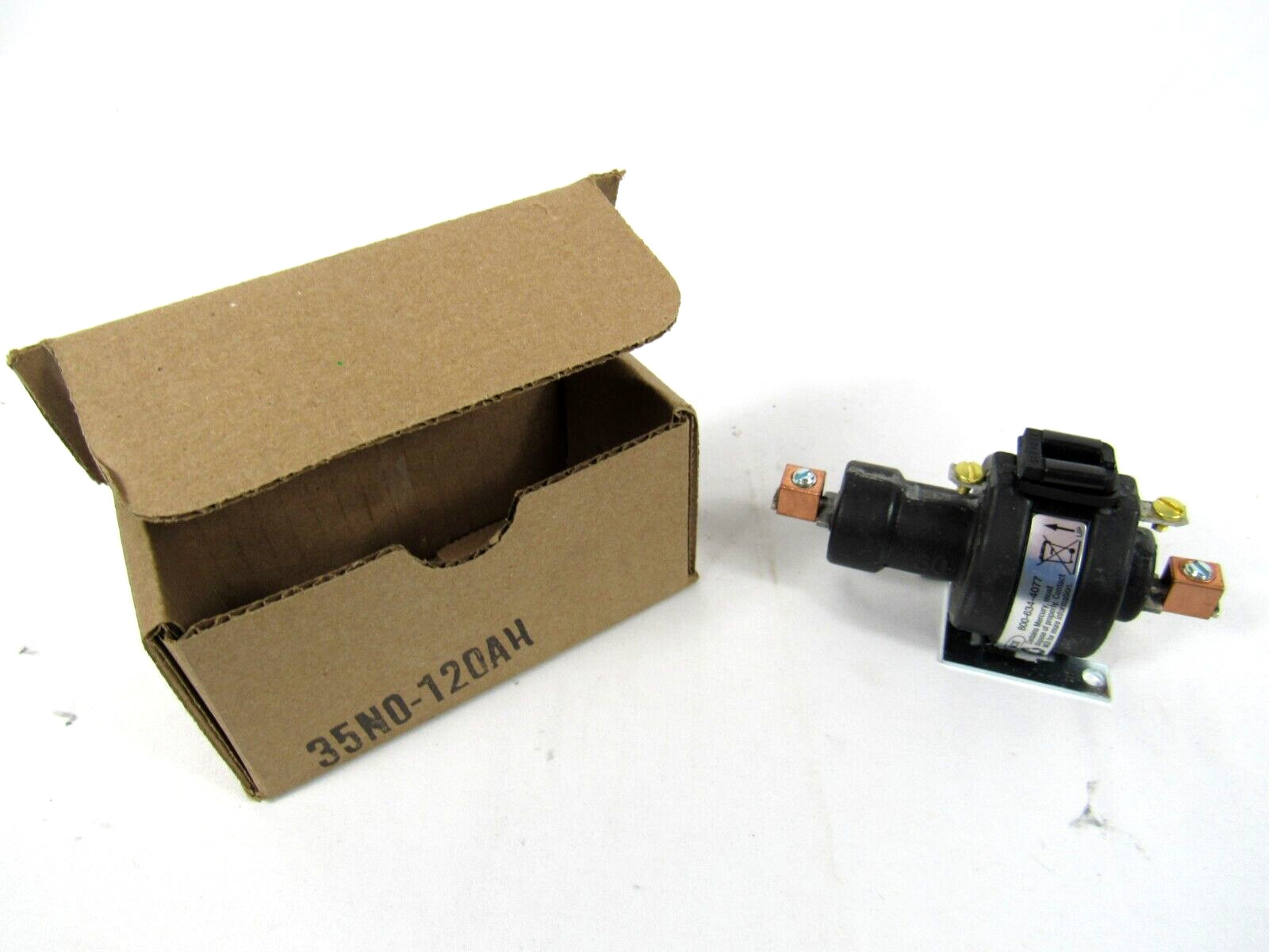 MDI Mercury Contactor Normally Open 35NO-120AH 120V 50/60Hz 35Amp 480Vac