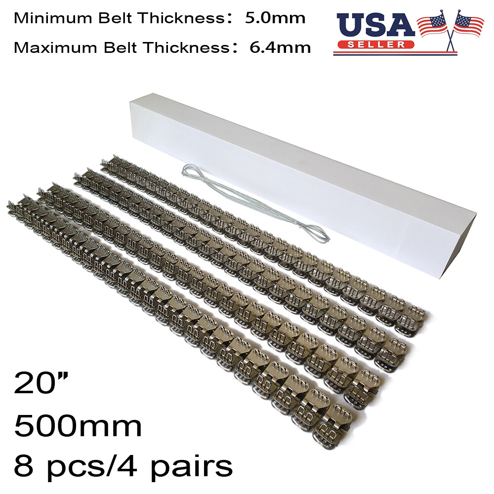4 pairs 20″ Belt Fasteners Rubber Conveyor Belts Connector With High Strength