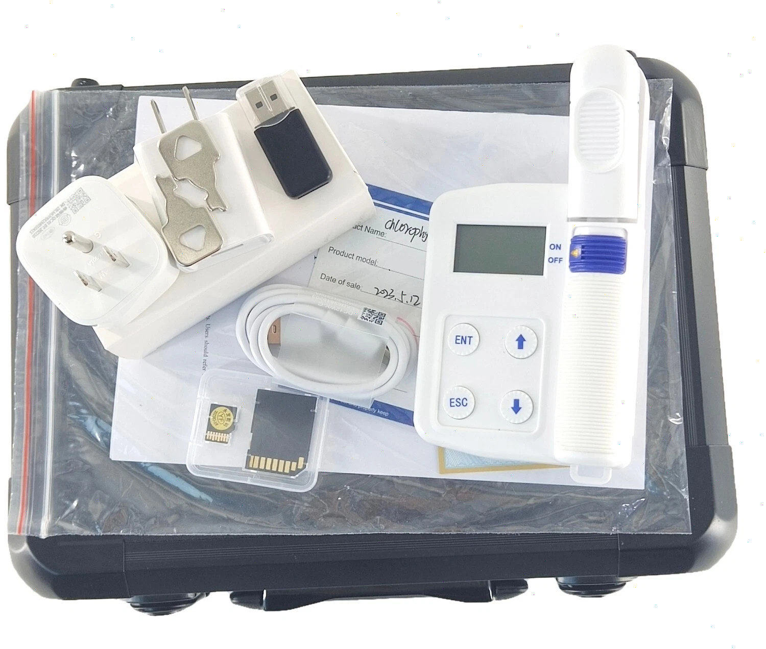 Plant Nutrient Analyzer with Nitrogen Content 0.0-99.99mg/g Leaf Area 2mm * 3mm