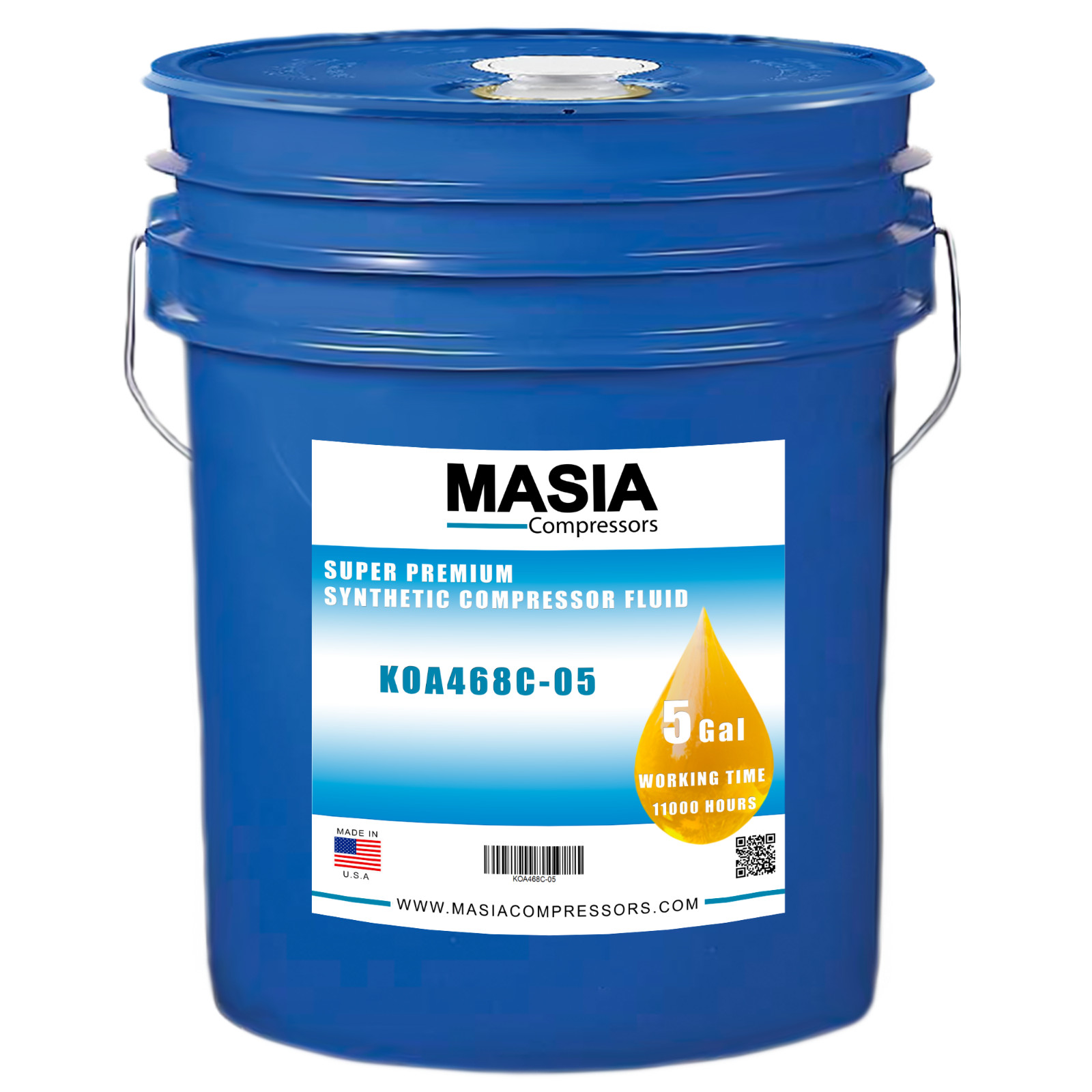 Atlas Copco Roto Xtreme Lubricant – POE Base ISO 46 5-gal Pail 12.000 Hours