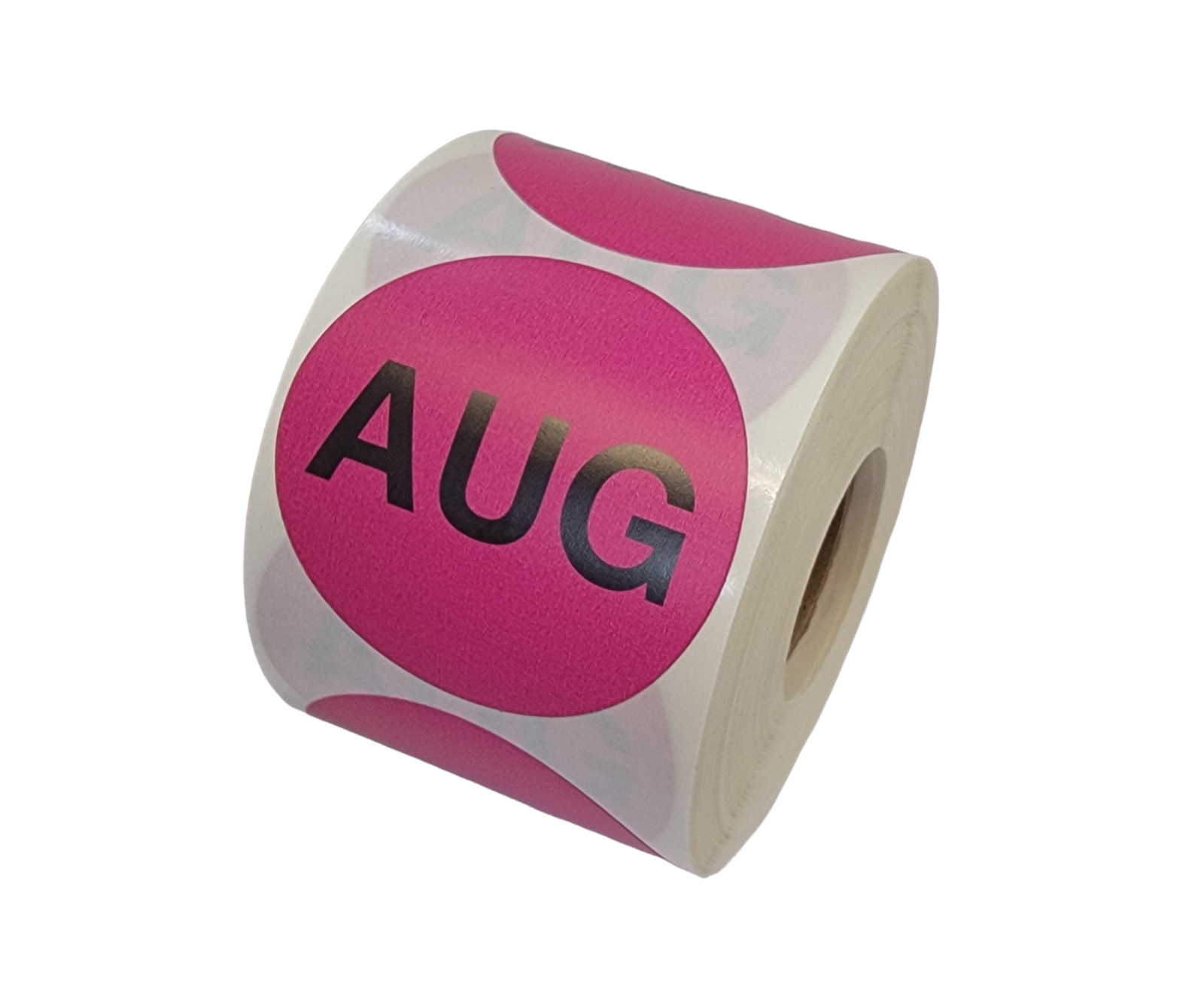 Month – August Labels Inventory Months Adhesive Stickers 2″ Round, 500 PCS