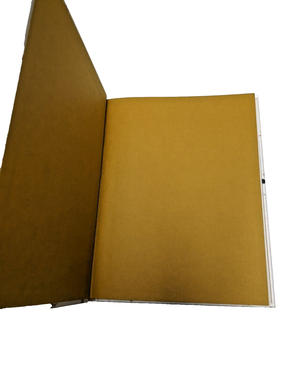Vintage Anything Book Journal Blank Unused Lined White Floral Hard Cover 8.5×11