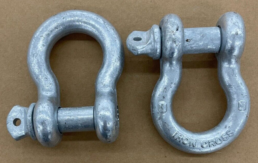 IRON CROSS 3/4″ D-RING SHACKLE 1000-00 GALVAINZED FINISH