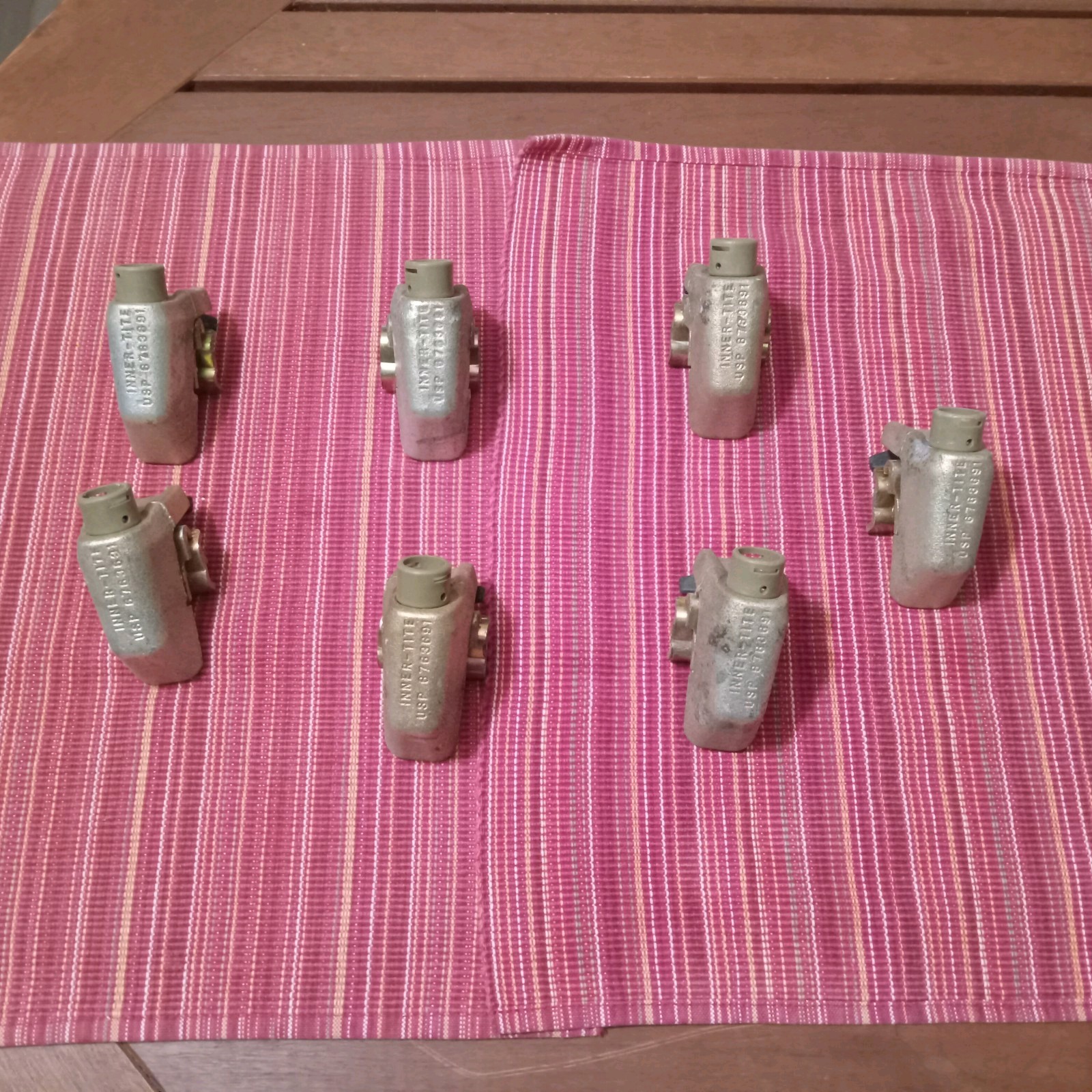 Inner-Tite Jiffy Lock Clamps Lot Of 7 Used