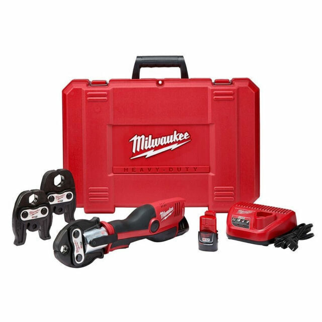 Milwaukee M12 FORCE LOGIC Press Tool Kit with Jaws – 2473-22