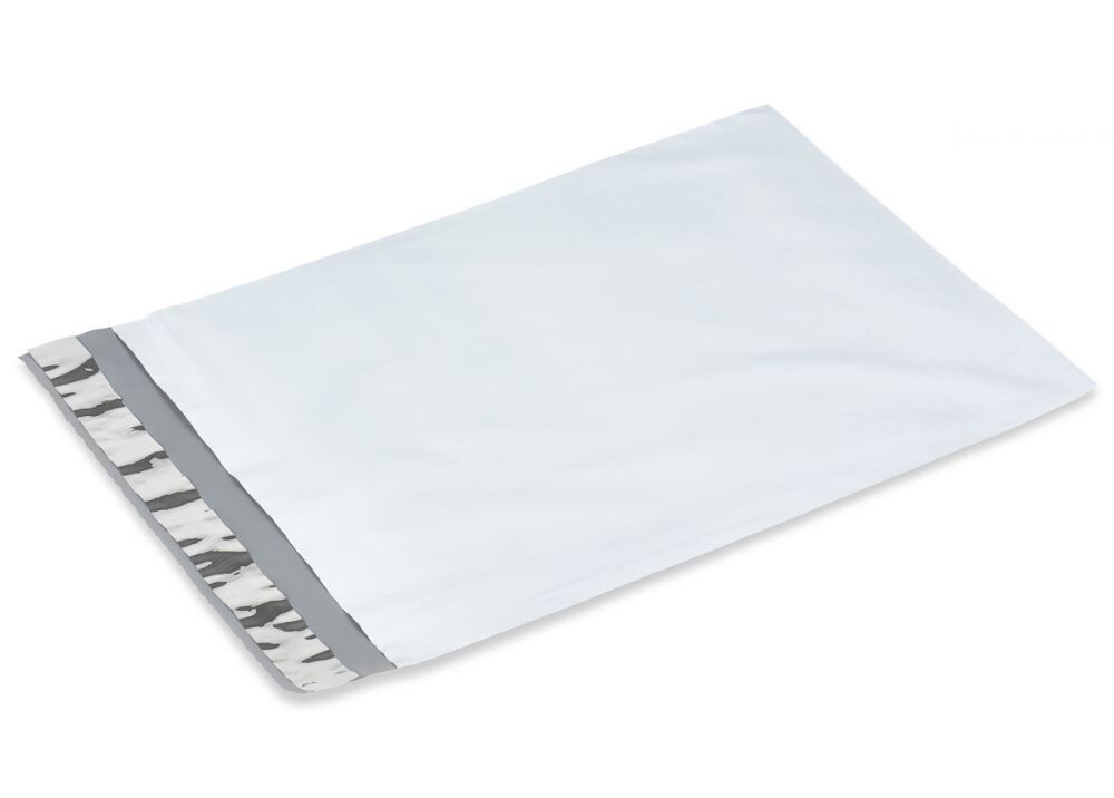 POLY MAILERS SHIPPING ENVELOPES PLASTIC WHITE SELF SEALING MAILING BAGS 2MIL