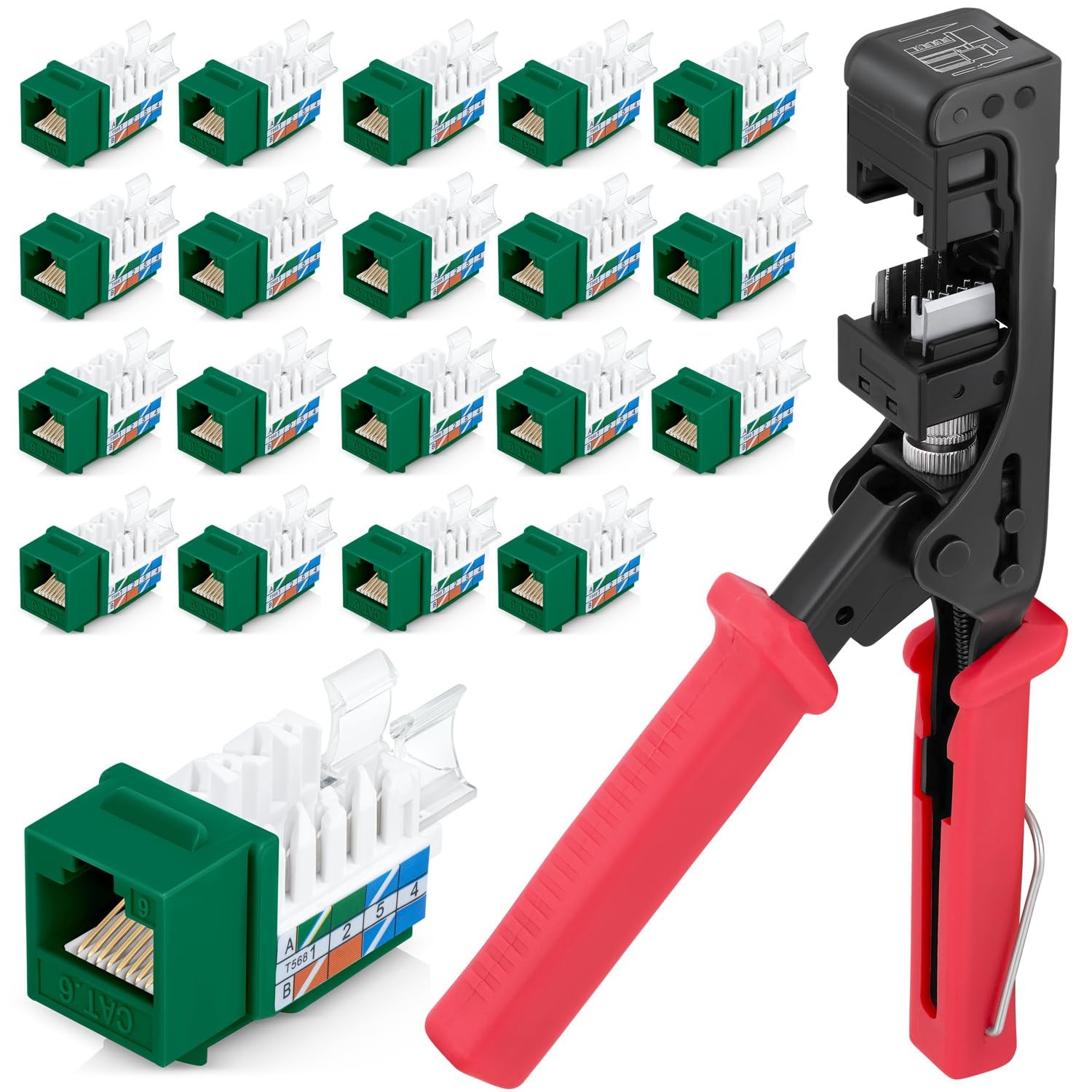 Media Solutions – 45 Angled Speed Termination Keystone Tool Set