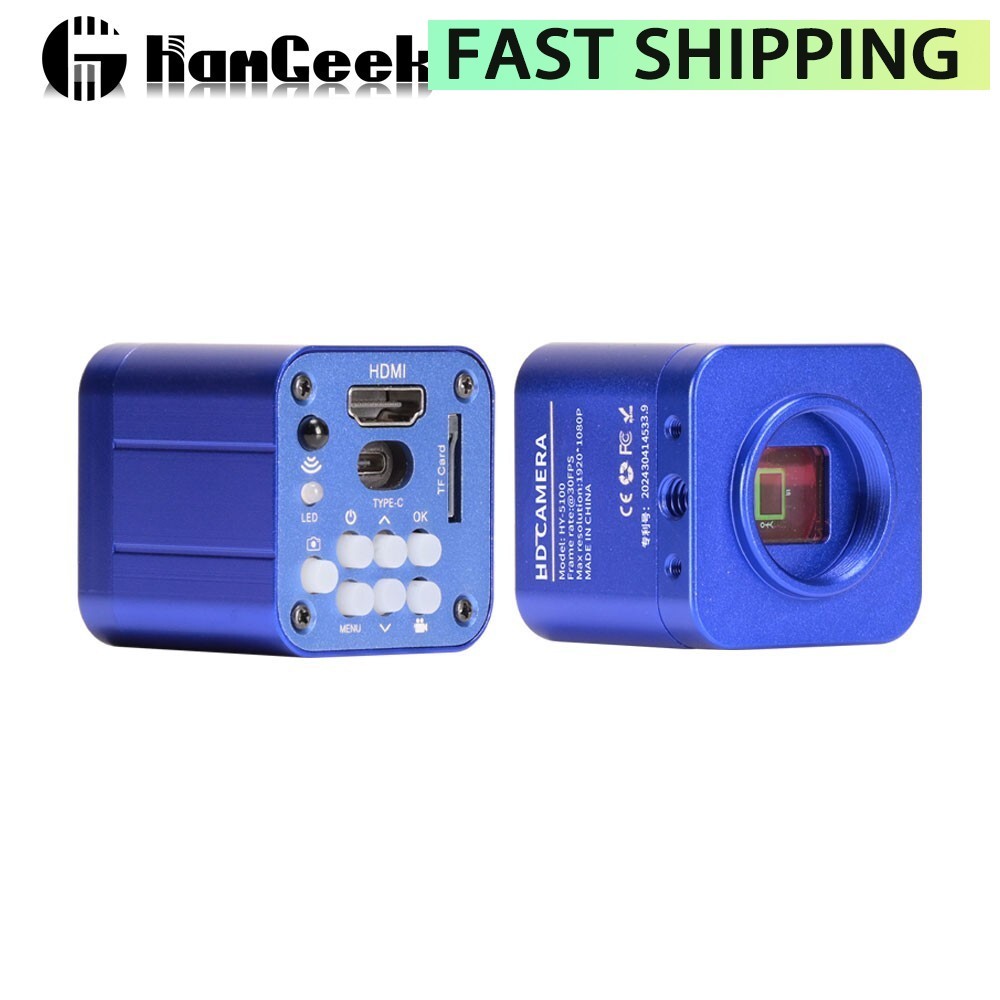 HY-5100 24MP Full HD 1080P 2K HDMI-compatible USB Microscope Industrial Camera