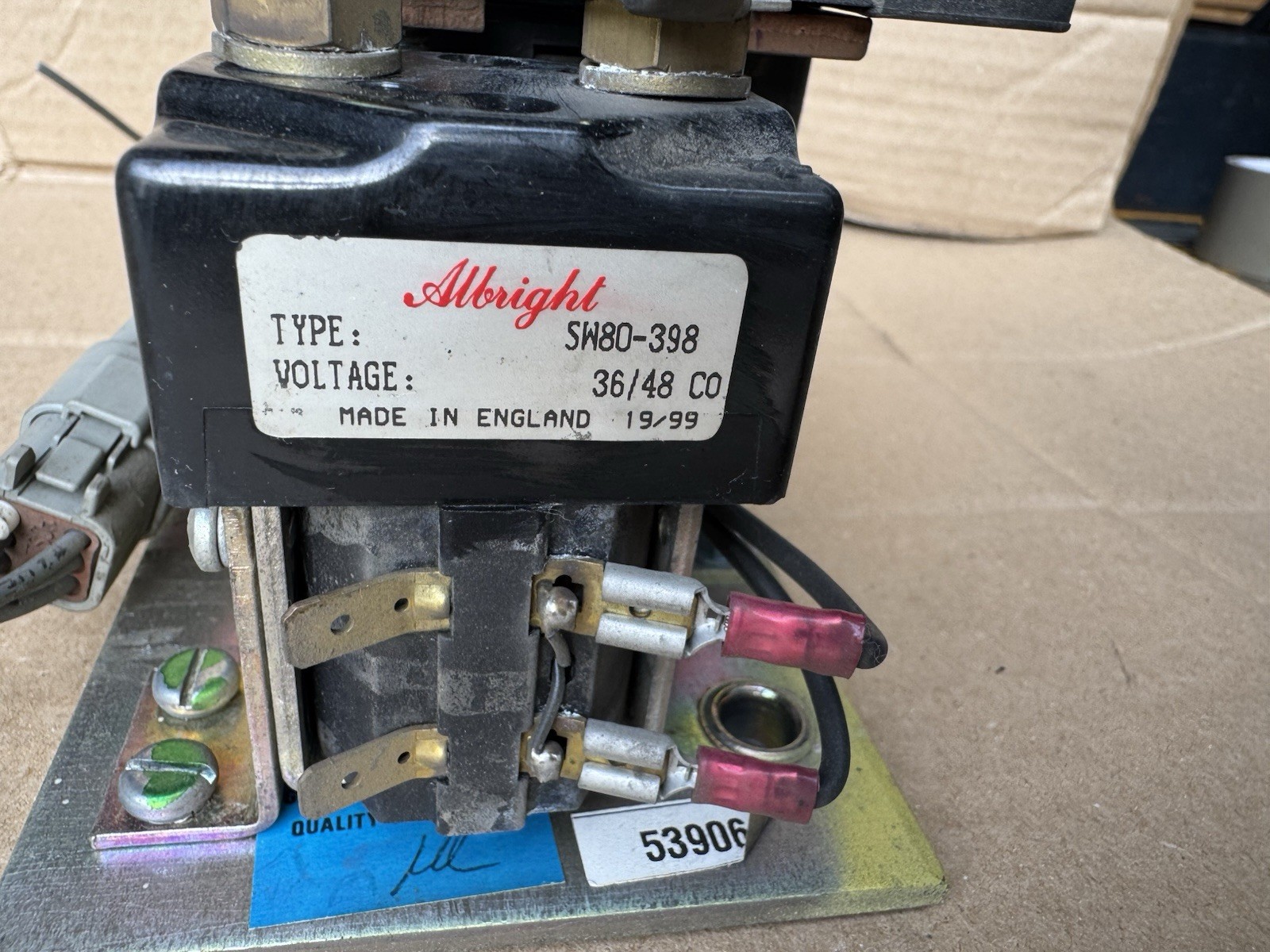 1394833 General Electronic Hyster Forklift Control CTTA300AH160XN Sw80-398 J160