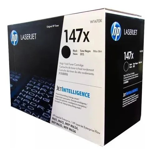 Genuine HP 147X W1470X High Yield Black Toner Cartridge No Extra Charges ✅